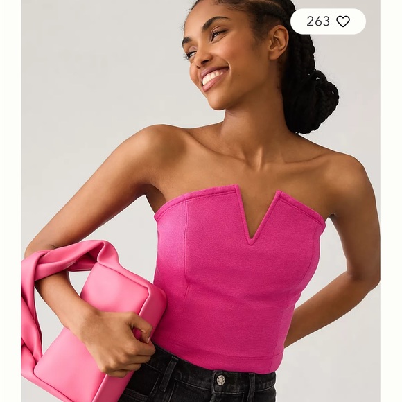 Anthropologie Tops - Maeve Strapless Corset Top